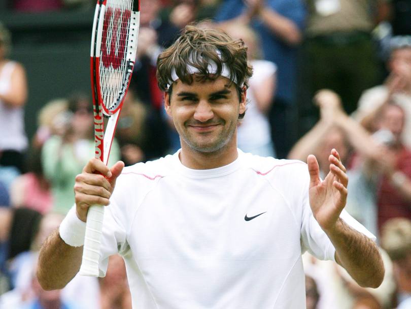 Wimbledon 2006: quarta vittoria consecutiva. Sconfitti Jonas Bjorkman in semifinale e Rafael Nadal in finale (Ansa)